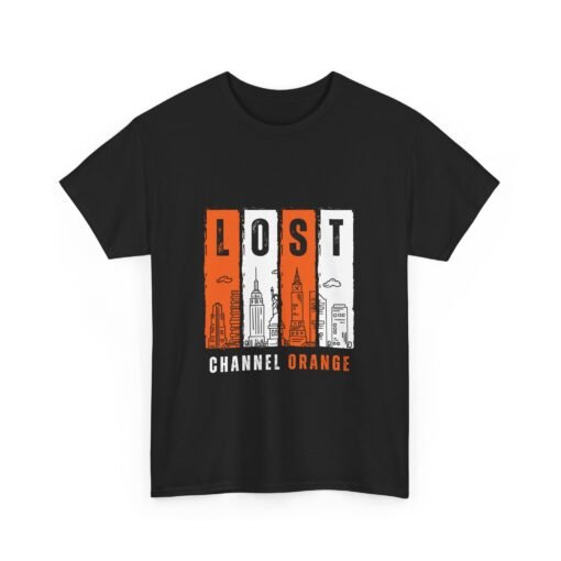 Lost Unisex Heavy Cotton Tee - Image 3