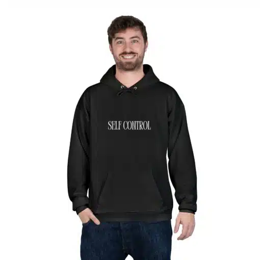 Self Control Unisex EcoSmart® Pullover Hoodie Sweatshirt - Image 3