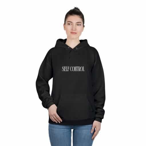 Self Control Unisex EcoSmart® Pullover Hoodie Sweatshirt - Image 4